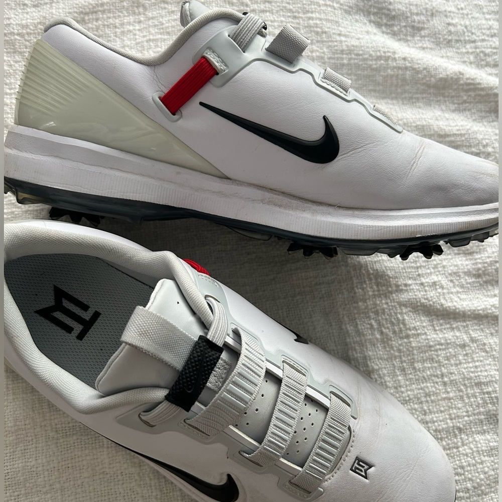 Nike Air Zoom Mens Golf Shoes Tiger Woods White Men… Gem